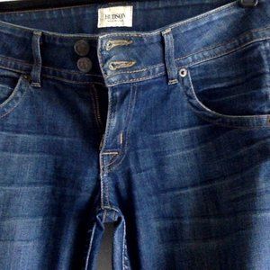 Hudson low-rise flared jeans